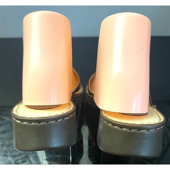 BORN Thong Brown Leather Women’s Sandals Shoes 8 Medium - Picture 7 of 12